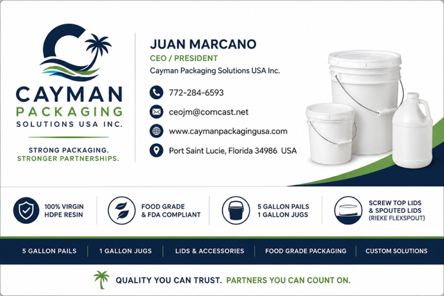 Cayman Packaging Solutions USA company and contact information